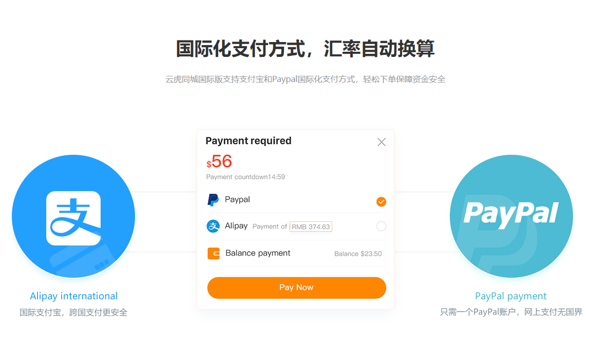 国际化支付方式，汇率自动换算.png